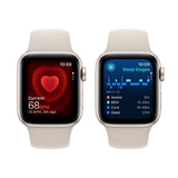 Apple Watch SE GPS 4G 44mm Starlight Aluminium with Starlight Sport Band S/M