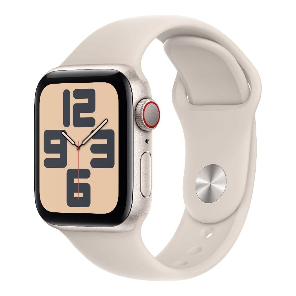 Apple Watch SE GPS 44mm Starlight Aluminium Case with Starlight