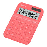 Casio MS-20YC-CL 12-Digit Desk Calculator - Coral