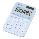 Casio MS-20YC-LB 12-Digit Desk Calculator - Light Blue