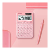 Casio MS-20YC-LP 12-Digit Desk Calculator - Light Pink