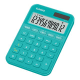 Casio MS-20YC-TU 12-Digit Desk Calculator - Turquoise
