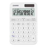 Casio MS-20YC-WE 12-Digit Desk Calculator - White