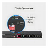 Mercusys MS128GP 28-Port Gigabit 24-Port PoE+ Rackmount Switch