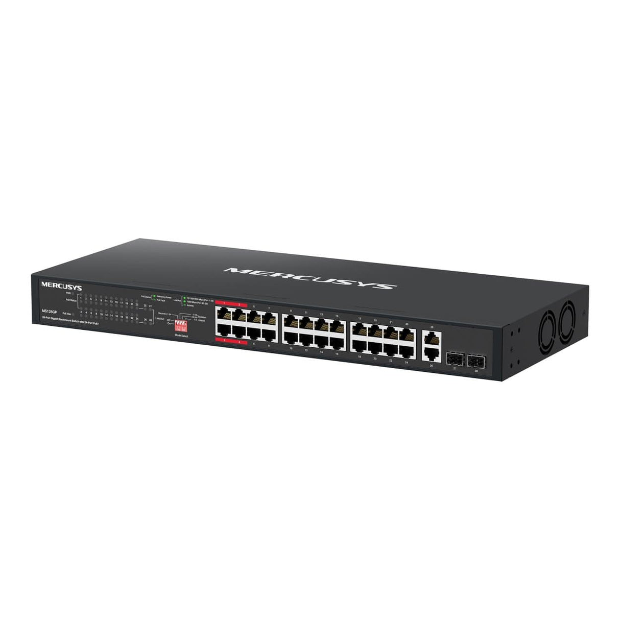 Mercusys MS128GP 28-Port Gigabit 24-Port PoE+ Rackmount Switch