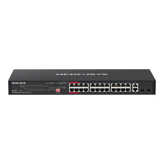 Mercusys MS128GP 28-Port Gigabit 24-Port PoE+ Rackmount Switch