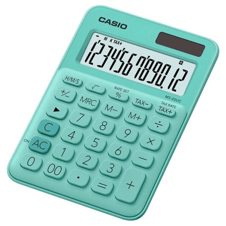 Casio Desktop Calculator Green MS20NC