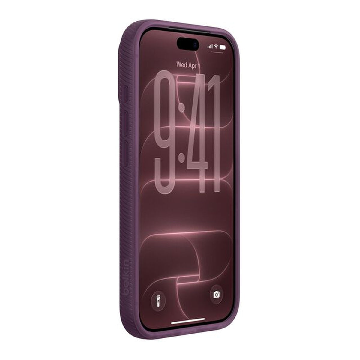 Belkin Grip Series MagSafe Compatible Case for Apple iPhone 18 Pro Burgundy MSA068HQBY