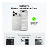 Belkin Grip Series MagSafe Compatible Case for Apple iPhone 18 Pro Frosted Clear MSA068HQFC