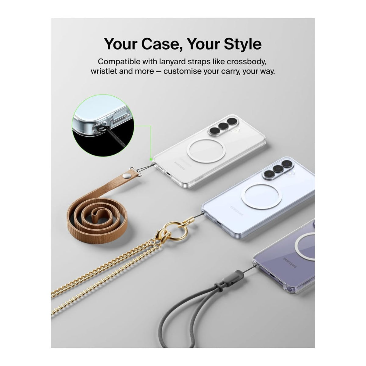 Belkin SheerForce Clear Series Magnetic Protective Phone Case for Samsung S26+ - Clear MSB013HQCL