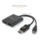 StarTech Dual DisplayPort Video Adapter MSTDP122DP