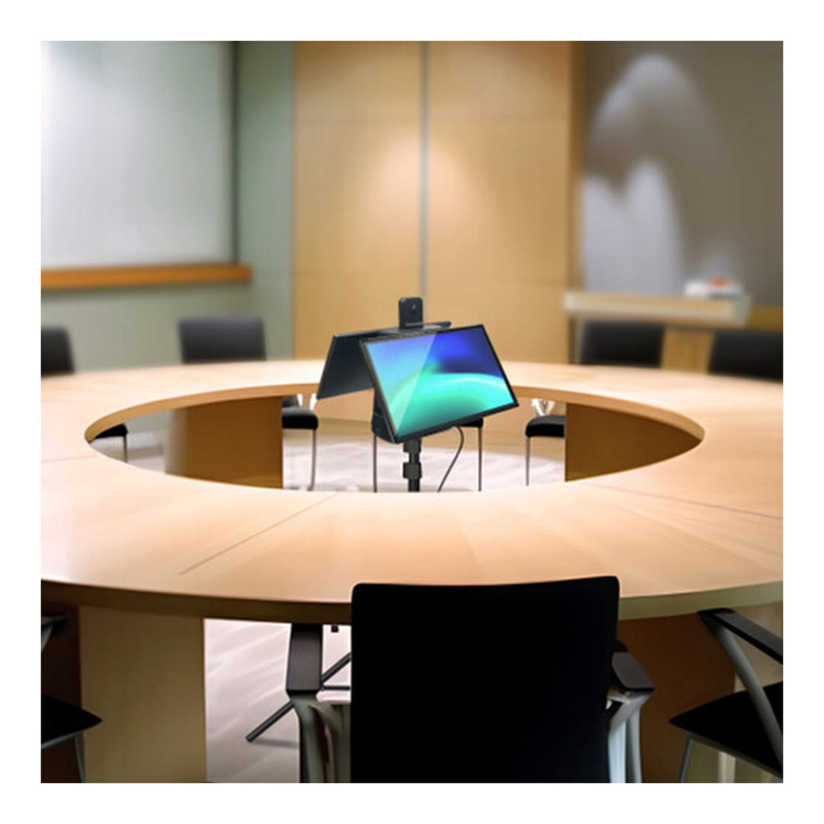 Kandao MT1001 Meeting Ultra 4K 360 Degree AI Conference Camera with Dual Touchscreen Monitors