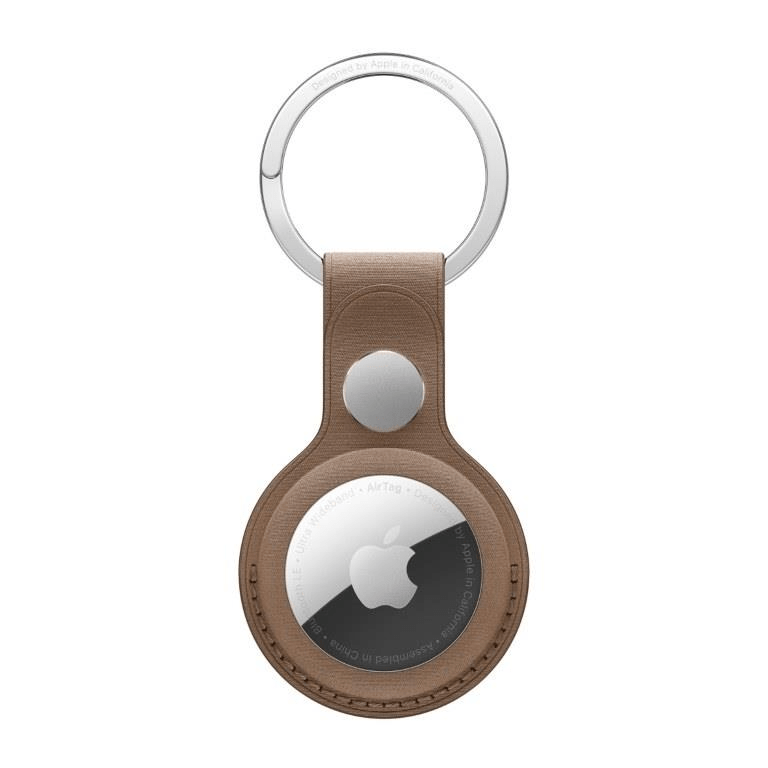Apple FineWoven Key Ring for AirTag Taupe MT2L3ZM/A