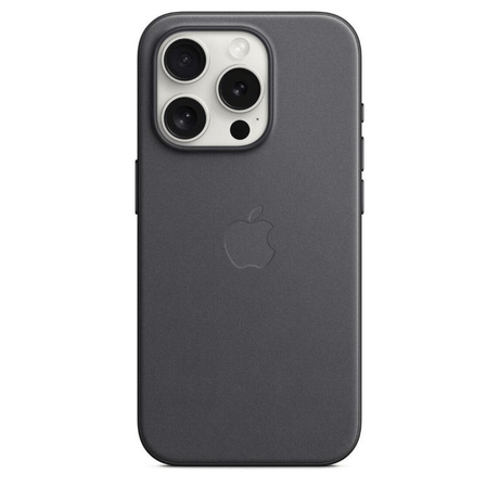 Apple iPhone 15 Pro FineWoven Black Case with MagSafe Support