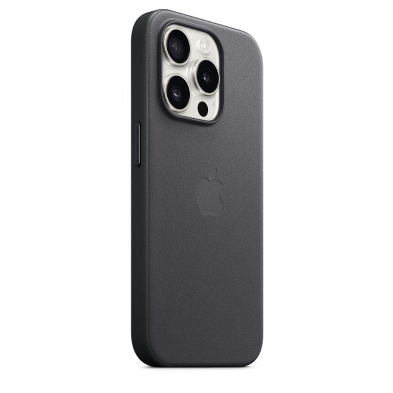 Apple iPhone 15 Pro FineWoven Black Case with MagSafe Support