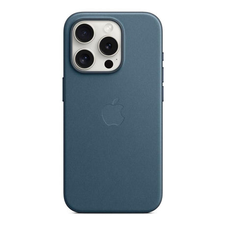 Apple iPhone 15 Pro FineWoven Pacific Blue Case with MagSafe Support MT4Q3ZM/A
