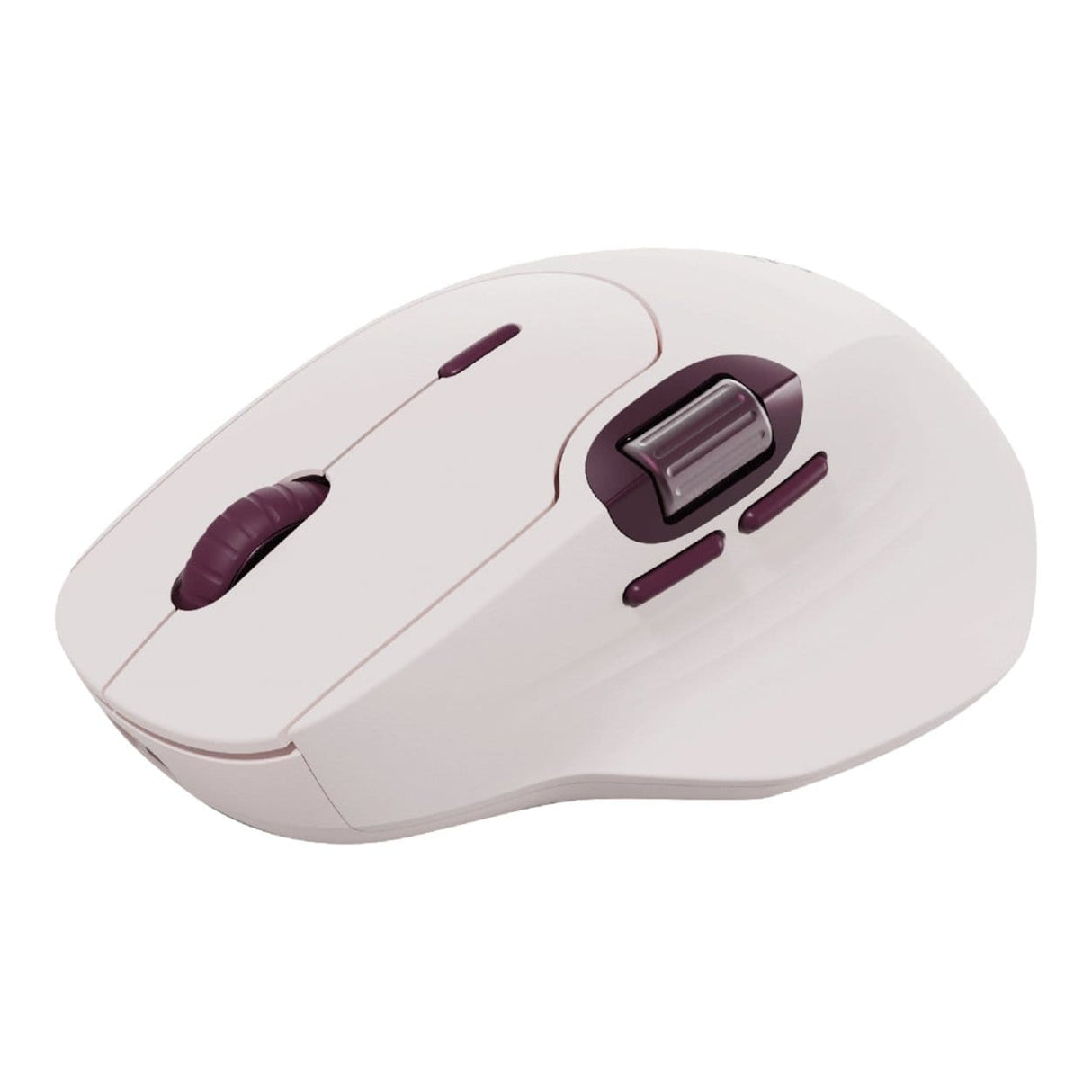 Rapoo Multi-Mode Wireless Mouse Pink and Aubergine MT560-Pink