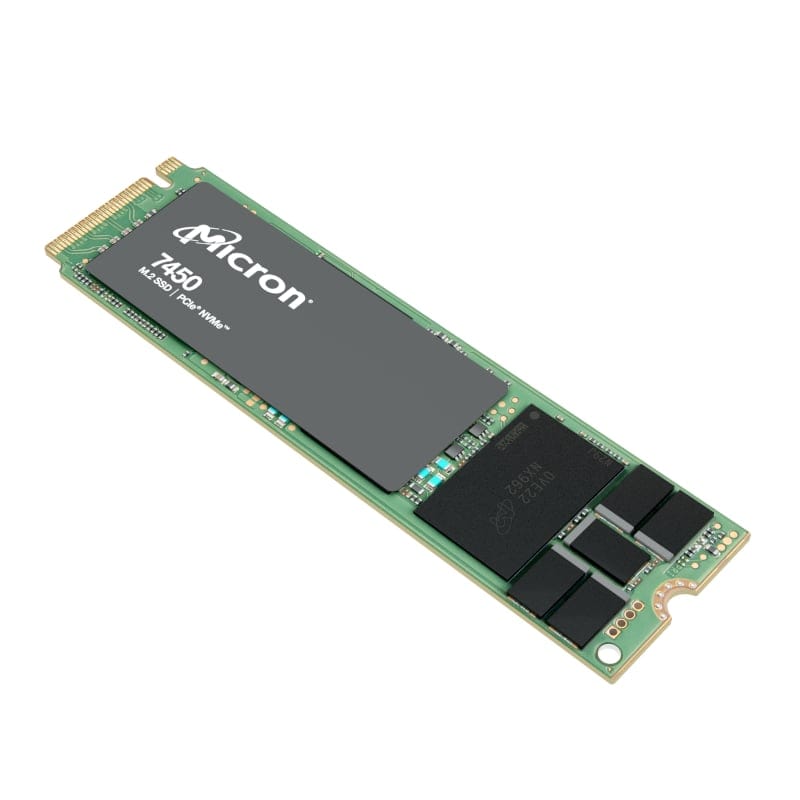 Micron 7450 PRO M.2 480GB PCI Express 4.0 TLC NAND NVMe Internal SSD MTFDKBA480TFR-1BC15ABYYR