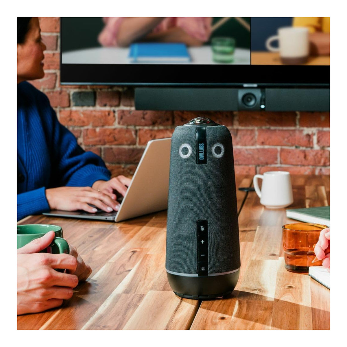 Owl Labs Meeting Owl 4+ 4K 360-Degree Smart Video Conference Camera MTW405-2000
