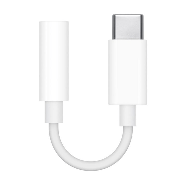 Apple USB-C to 3.5mm Headphone Jack Adapter White MU7E2ZM/A