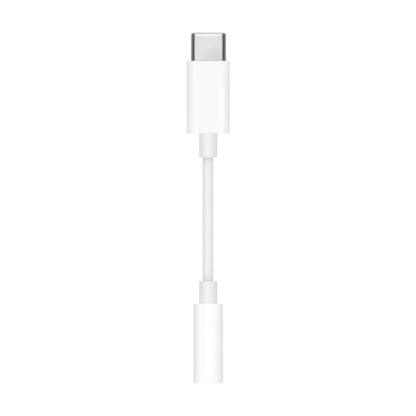 Apple USB-C to 3.5mm Headphone Jack Adapter White MU7E2ZM/A