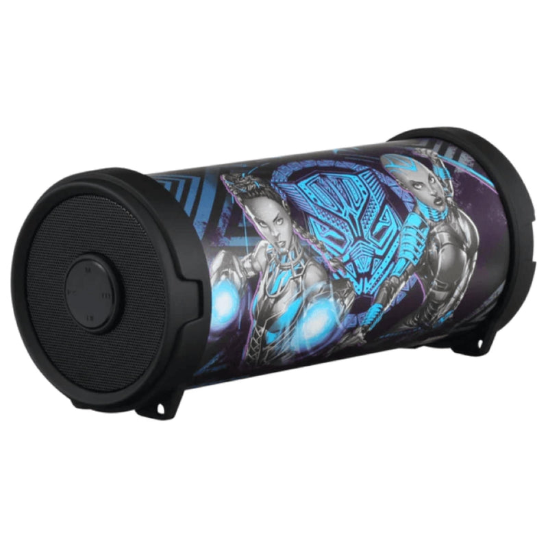 Volkano Marvel Mini Tube Bluetooth Speaker Black Panther MV-1003-BP1