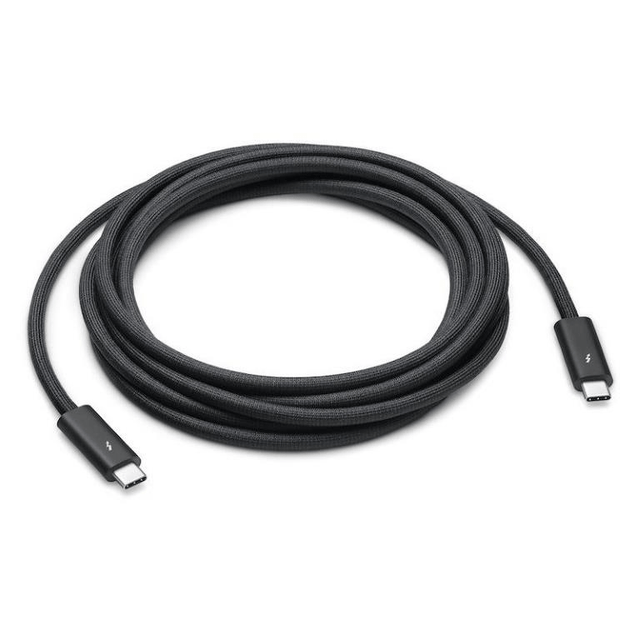 Apple Thunderbolt 4 Pro Braided Cable 3m Black MW5H3ZM/A