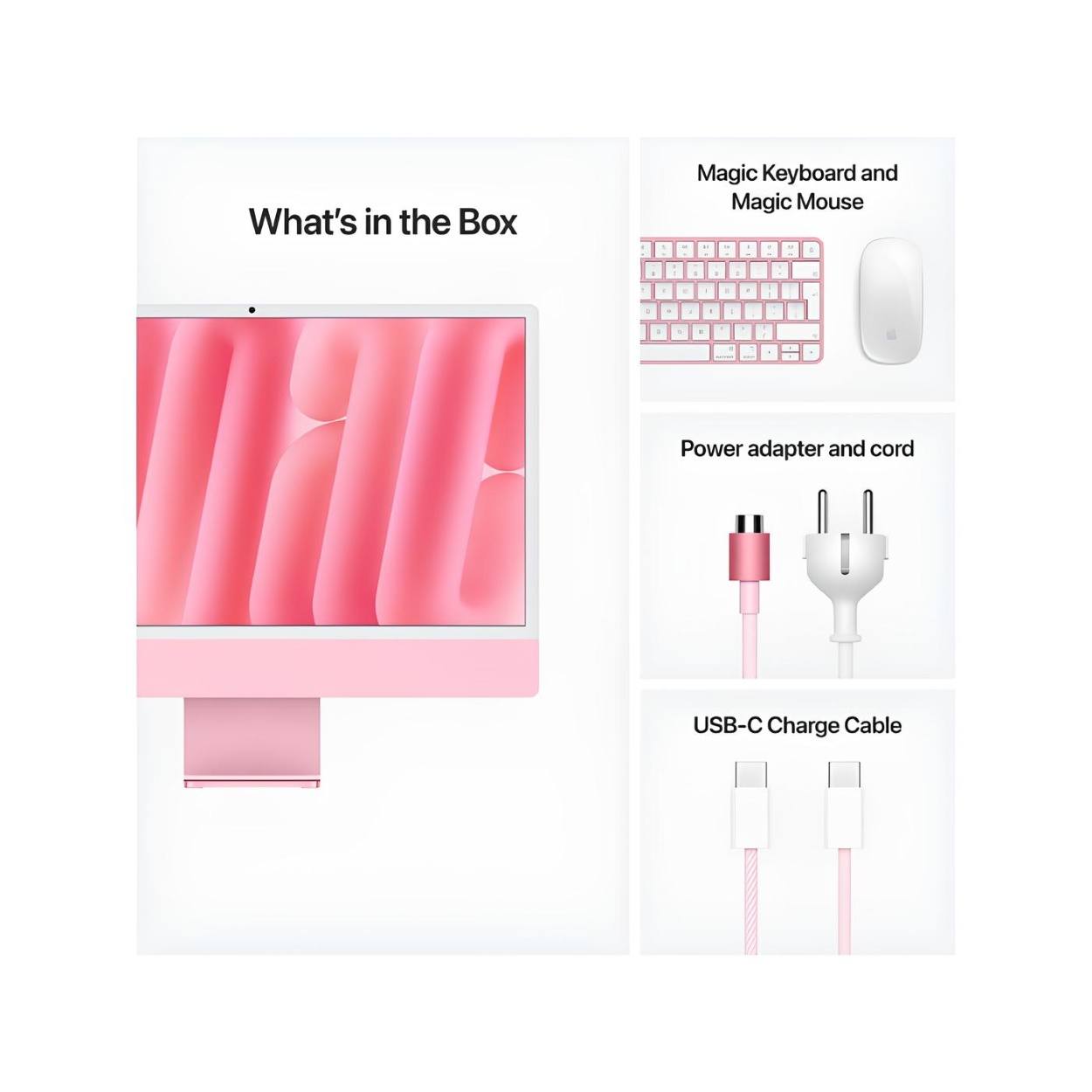 Apple iMac 24 23.5-inch Retina 4.5K All-in-One PC - Apple M4 256GB