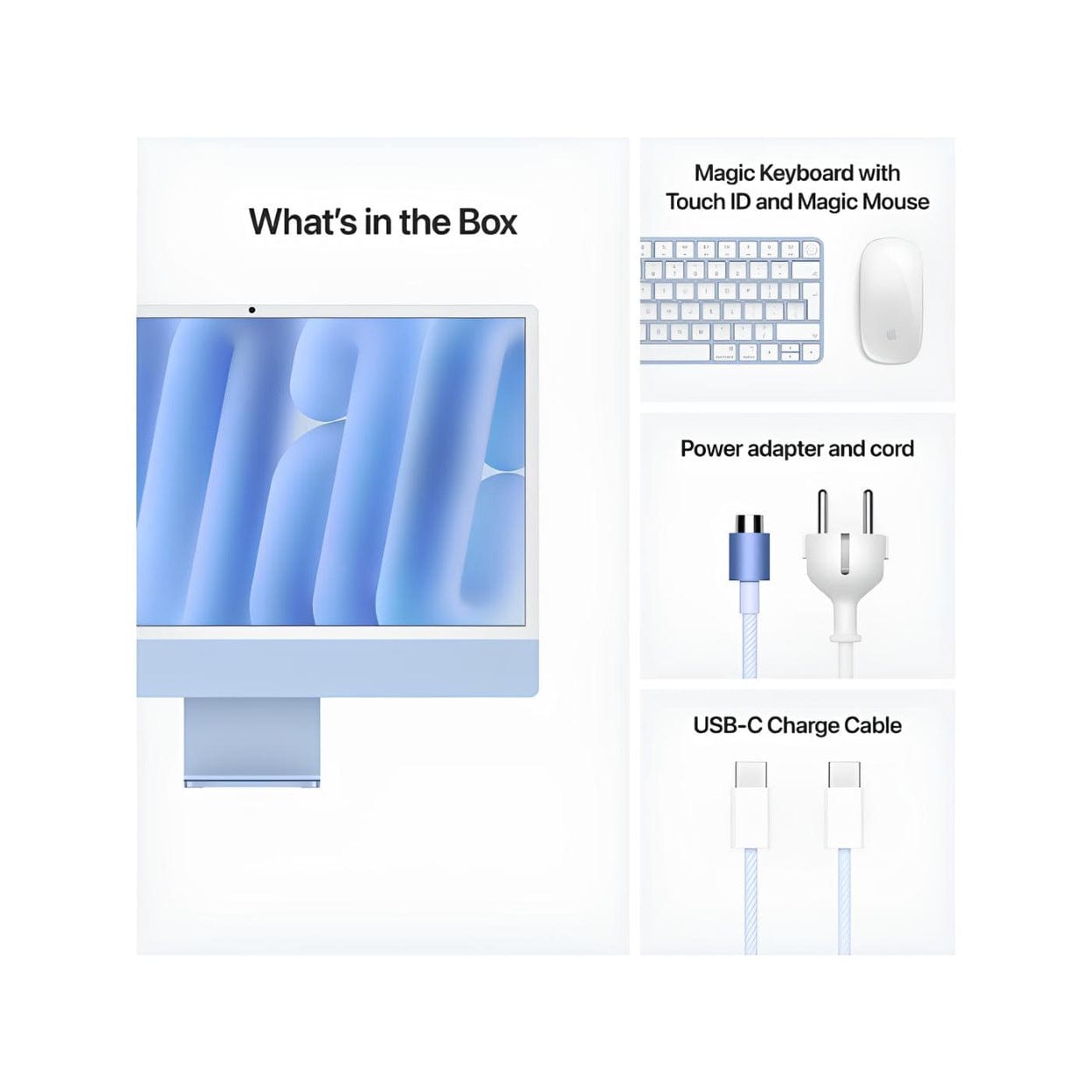 Apple iMac 24 23.5-inch Retina 4.5K All-in-One PC - Apple M4 256GB