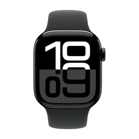 Apple Watch Series 10 GPS 42mm Jet Black Aluminium Case with Black Sport Band S/M