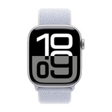 Apple Watch Series 10 GPS 46mm Silver Aluminium Case with Blue Cloud Sport Loop