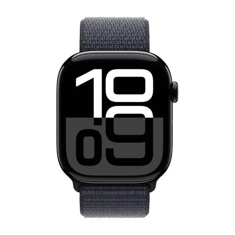 Apple Watch Series 10 GPS 46mm Jet Black Aluminium Case with Ink Sport Loop