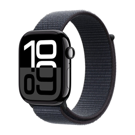 Apple Watch Series 10 GPS 46mm Jet Black Aluminium Case with Ink Sport Loop