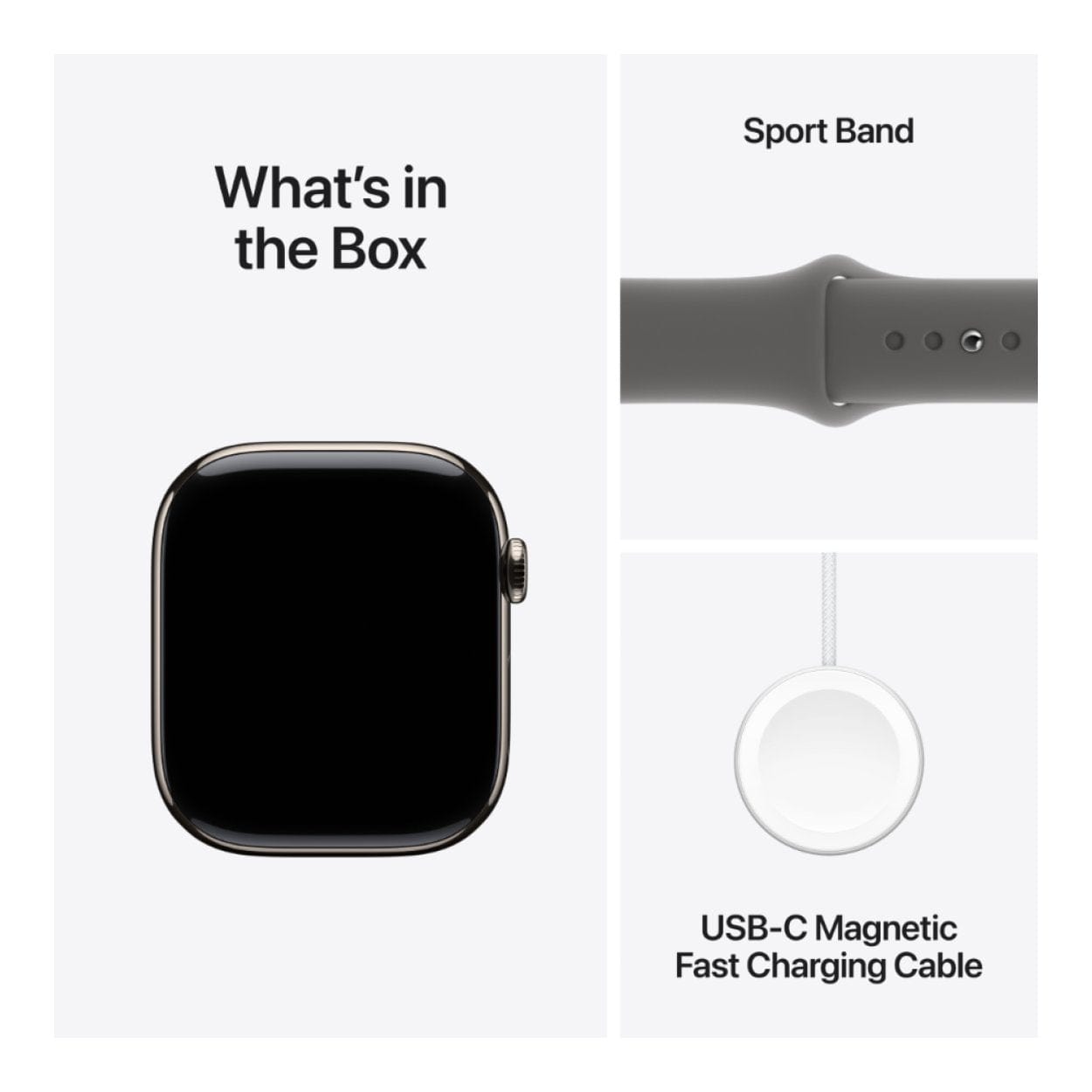 Apple Watch Series 10 GPS + Cellular 46mm Natural Titanium Case