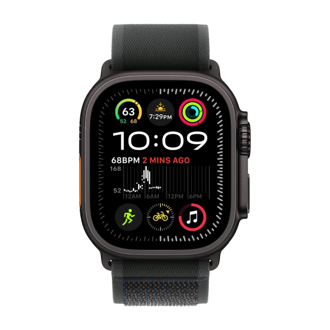 Apple Watch Ultra 2 GPS + Cellular 49mm Black Titanium Case with Black Trail Loop M/L
