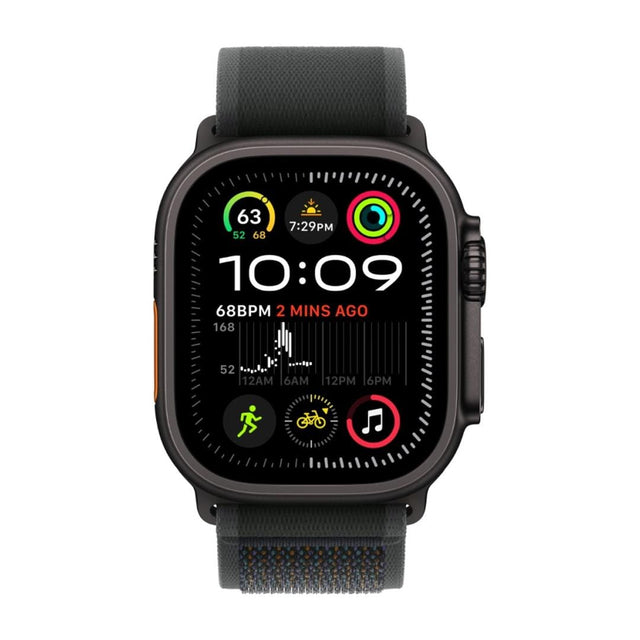Apple Watch Ultra 2 GPS + Cellular 49mm Black Titanium Case with Black Trail Loop M/L