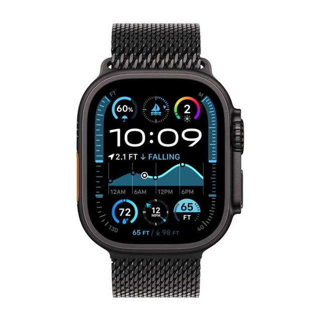 Apple Watch Ultra 2 GPS + Cellular 49mm Black Titanium Case with Black Titanium Milanese Loop