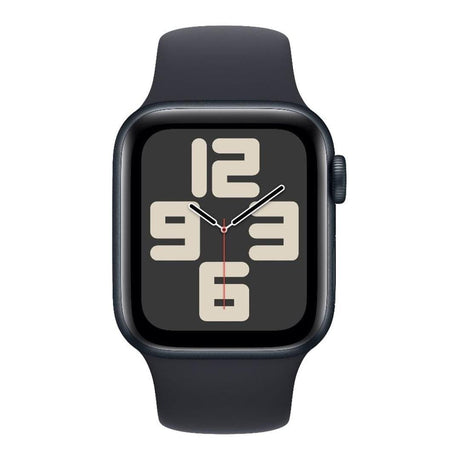 Apple Watch SE GPS 40mm Midnight Aluminium Case with Midnight Sport Band M/L MXE93QA/A