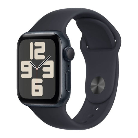 Apple Watch SE GPS 40mm Midnight Aluminium Case with Midnight Sport Band M/L MXE93QA/A