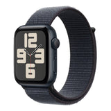 Apple Watch SE GPS 44mm Midnight Aluminium Case with Ink Sport Loop MXEP3QA/A