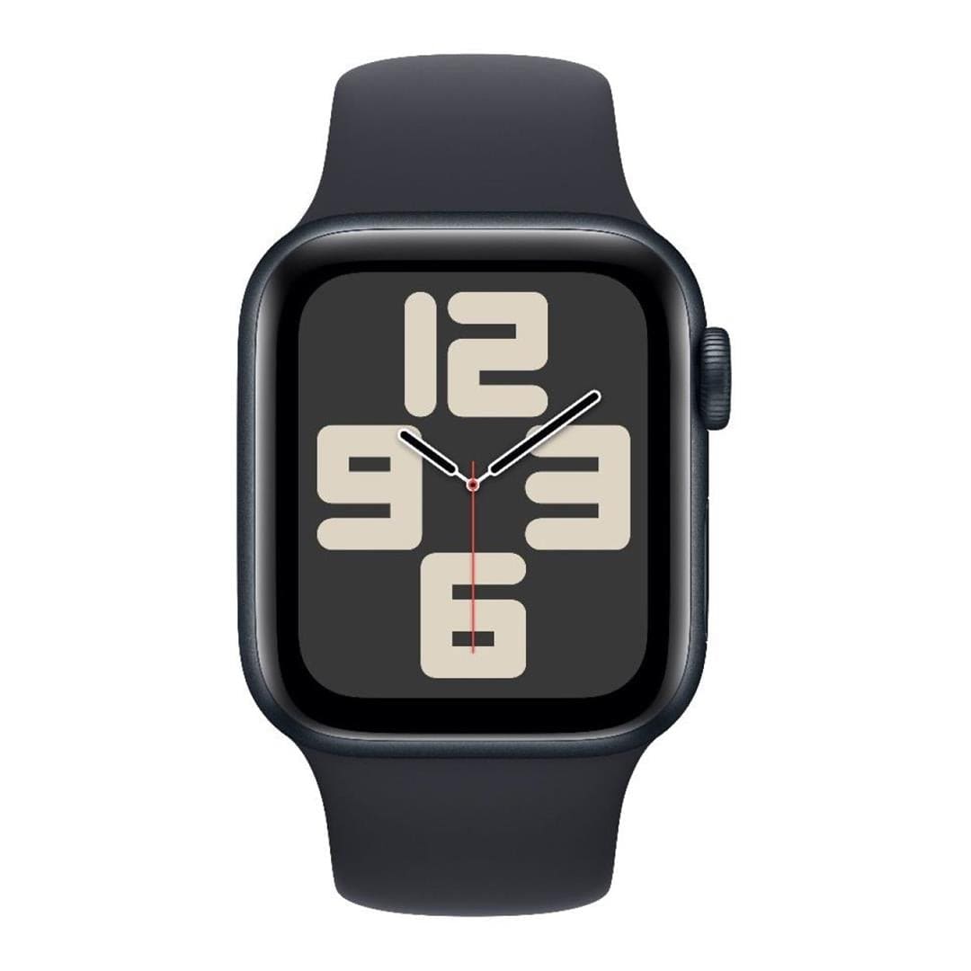 Apple Watch SE GPS + Cellular 44mm Midnight Aluminium Case with Midnight Sport Band M/L MXGM3QA/A