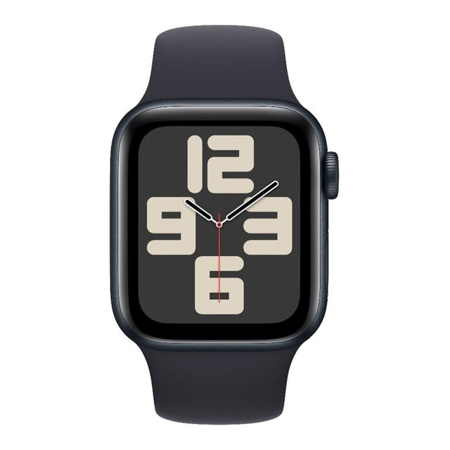 Apple Watch SE GPS + Cellular 44mm Midnight Aluminium Case with Midnight Sport Band M/L MXGM3QA/A