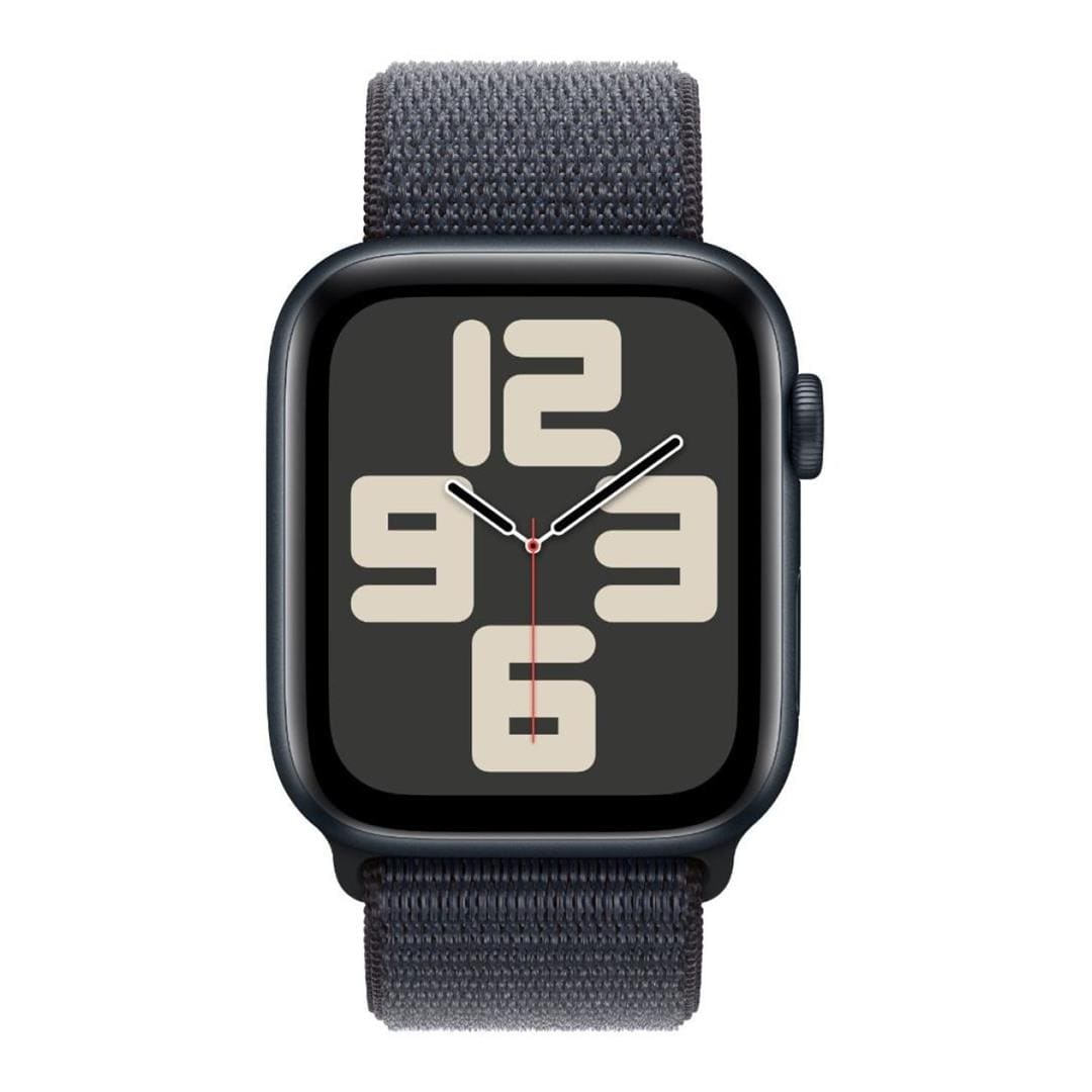 Apple Watch SE GPS + Cellular 44mm Midnight Aluminium Case with Ink Sport Loop MXGN3QA/A