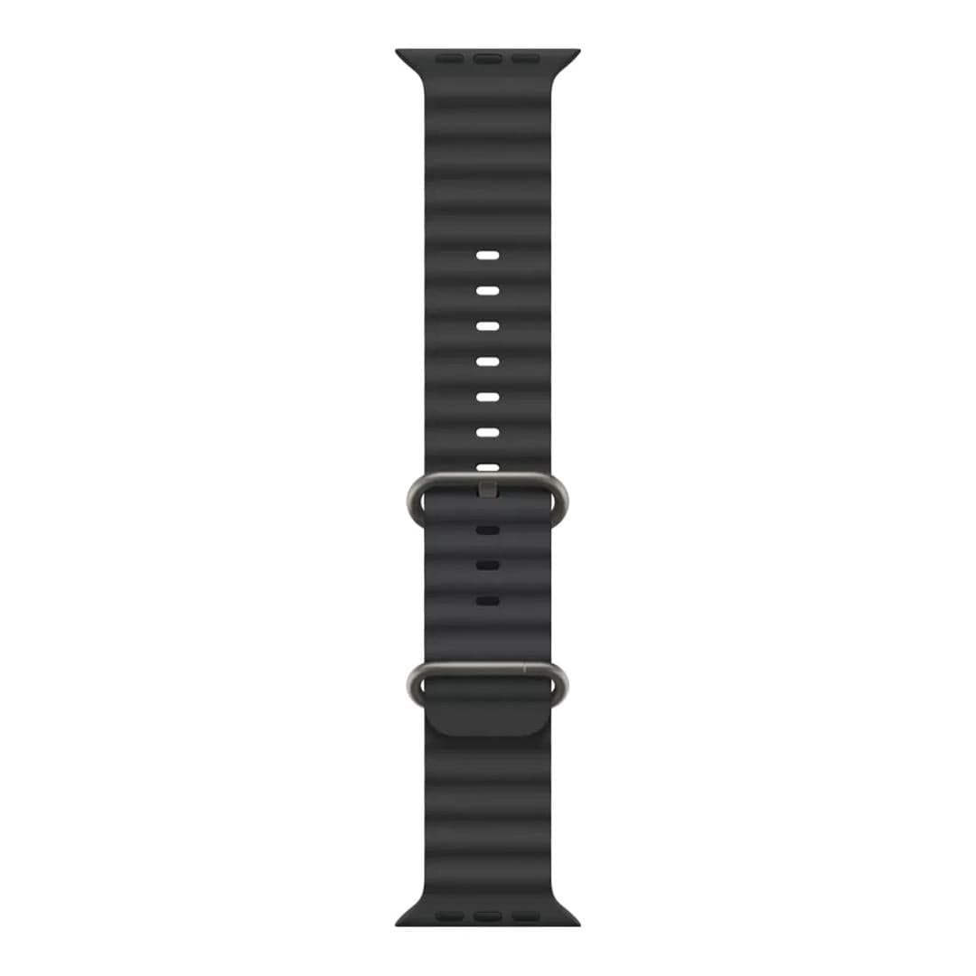 Apple 49mm Black Ocean Band with Natural Titanium Finish MXTL3ZM/A