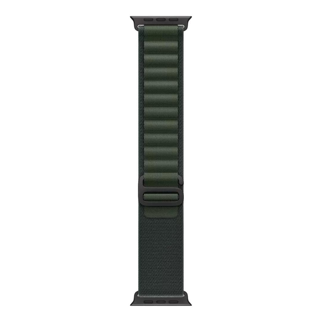 Apple 49mm Dark Green Alpine Loop with Black Titanium Finish Small MYPQ3ZM/A
