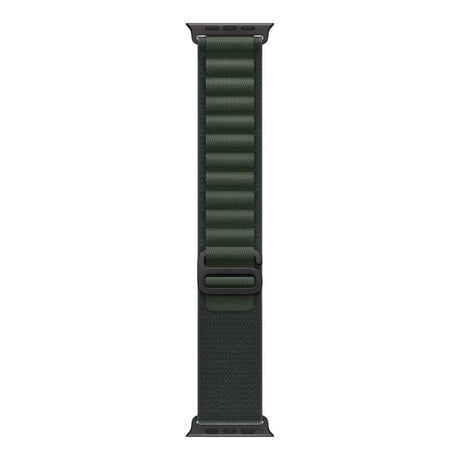 Apple 49mm Dark Green Alpine Loop with Black Titanium Finish Medium MYPR3ZM/A