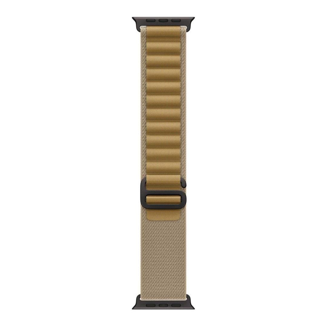 Apple 49mm Tan Alpine Loop with Black Titanium Finish Medium MYQ13ZM/A