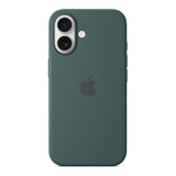 Apple iPhone 16  Lake Green Silicone Case with MagSafe Support