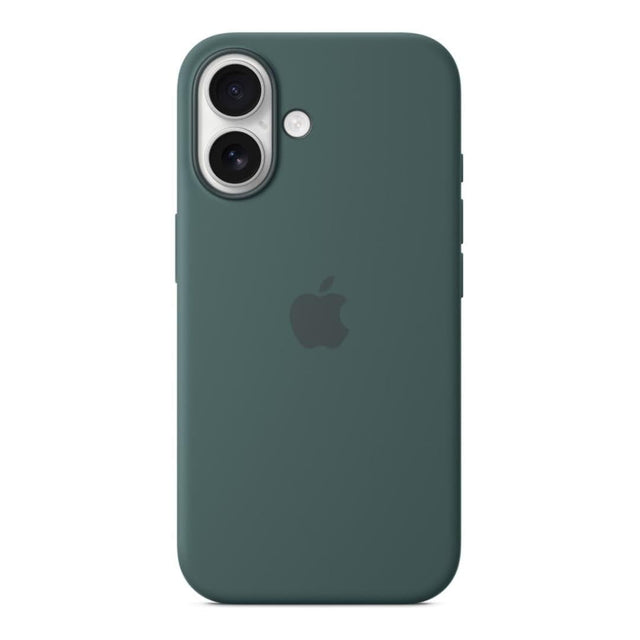 Apple iPhone 16  Lake Green Silicone Case with MagSafe Support