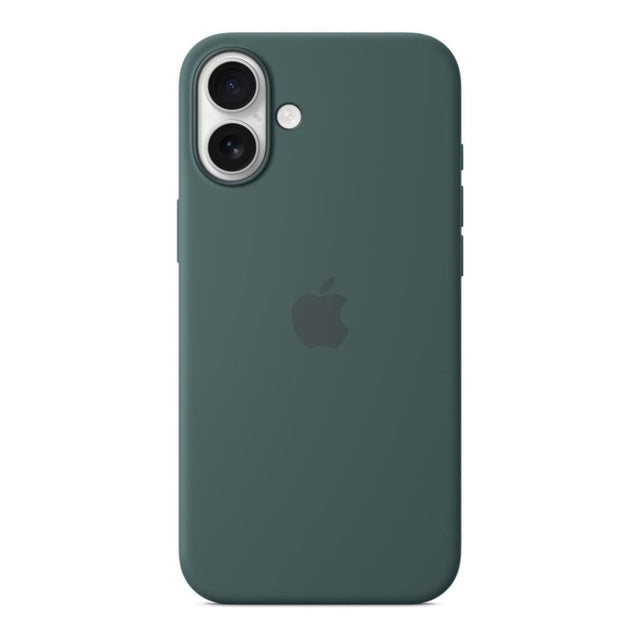 Apple iPhone 16 Plus Lake Green Silicone Case with MagSafe Support